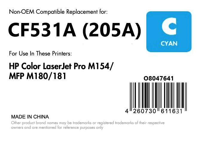 OFFICE-Partner Premium Toner - alternativ zu HP 205A (CF531A) - cyan