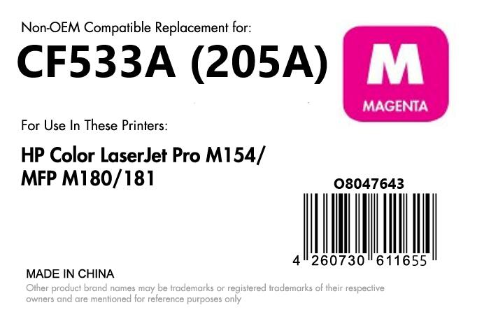OFFICE-Partner Premium Toner - alternativ zu HP 205A (CF533A) - magenta