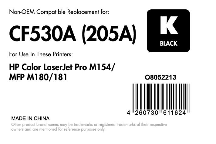 OFFICE-Partner Premium Toner - alternativ zu HP 205A (CF530A) - schwarz