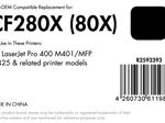 OFFICE-Partner Premium Toner recycelt - alternativ zu HP 80X (CF280X) - schwarz
