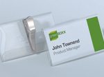 DURABLE Namensschilder transparent 7.5 cm x 4 cm