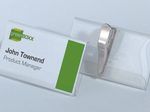 DURABLE Namensschilder transparent 7.5 cm x 4 cm