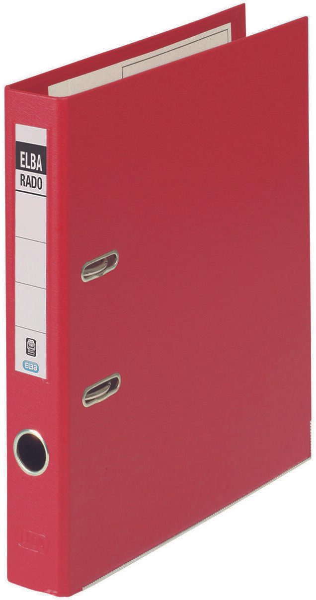 ELBA Ordner Rückenbreite 5 cm DIN A4 Kunststoff rot