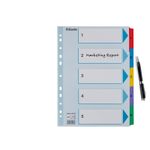 Esselte Ordnerregister Vollformat 1-5 DIN A4