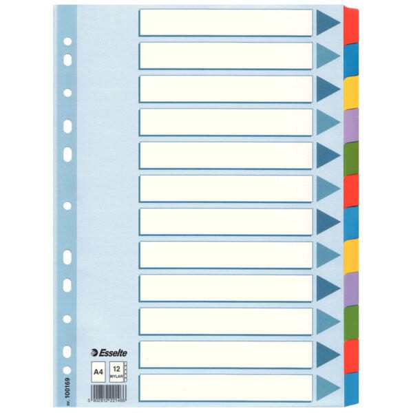 Esselte Ordnerregister Vollformat blanko DIN A4