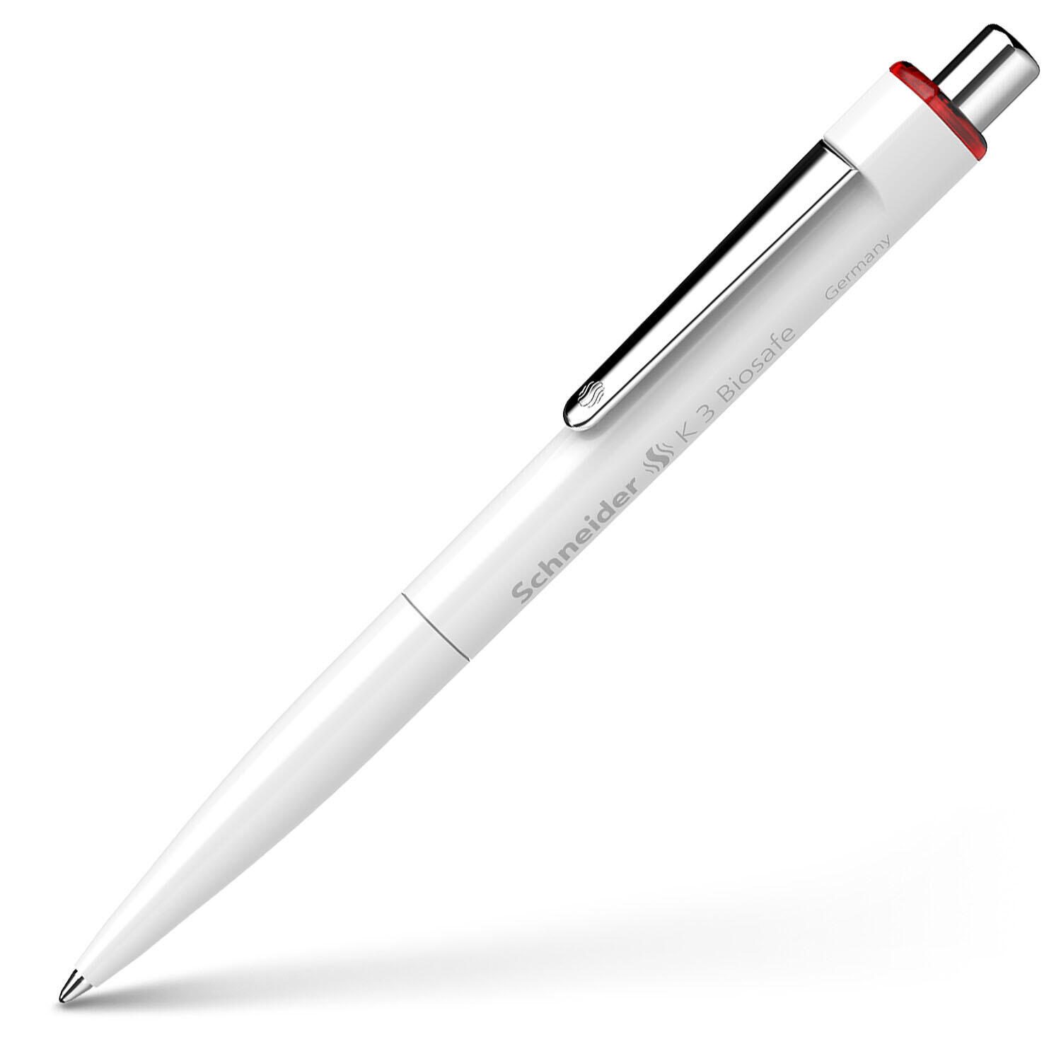 Schneider K3 Biosafe Kugelschreiber 0.6 mm Rot