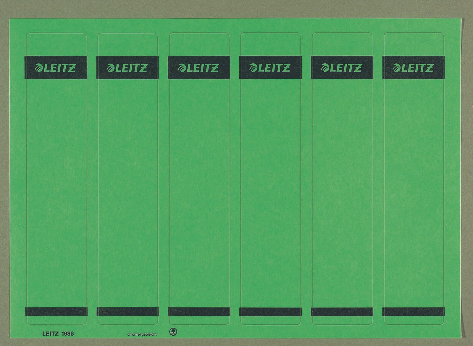 LEITZ 1686 Ordneretiketten für 5.2 cm Rückenbreite 39,0 x 192,0 mm