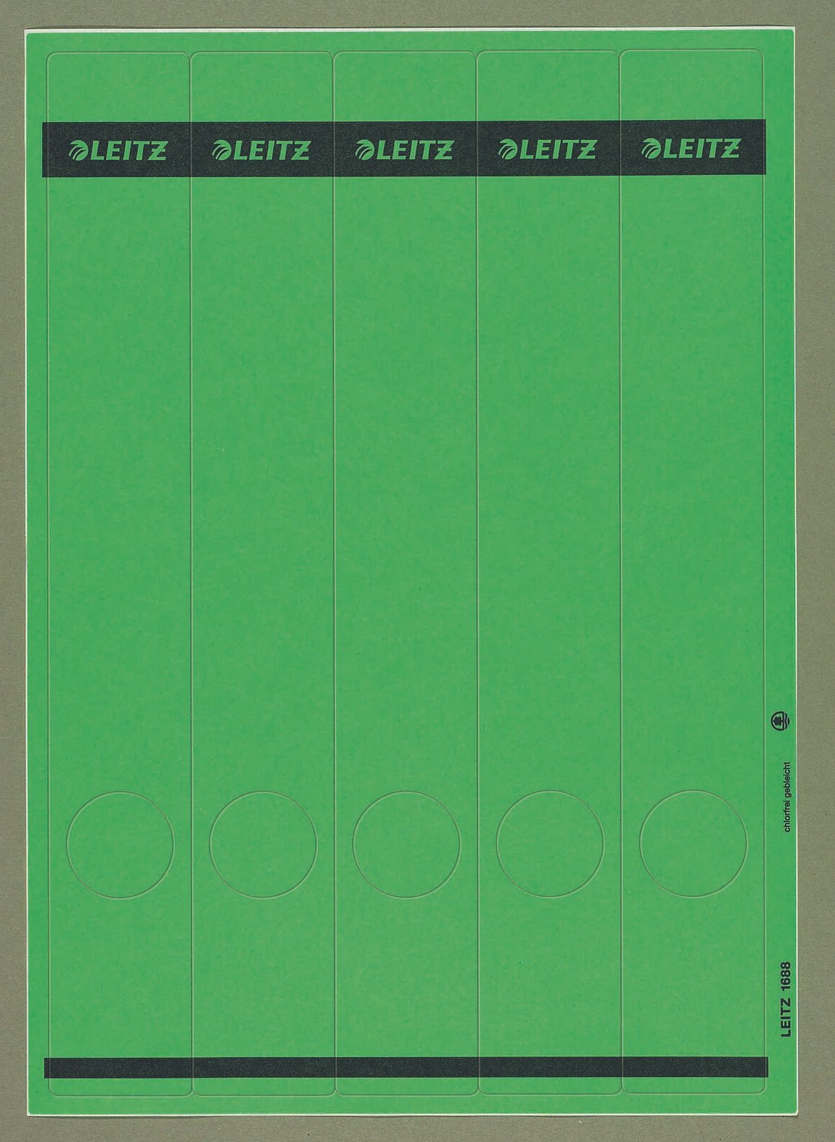 LEITZ 1688 Ordneretiketten für 5.2 cm Rückenbreite 39,0 x 285,0 mm