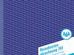 AVERY Zweckform Formularbuch Reisekostenabrechnung monatlich DIN A4 1x 50 Seiten