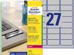 AVERY Zweckform Typenschildetiketten 63,5 x 29,6 mm