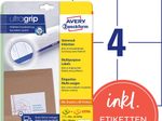 AVERY Zweckform Etiketten 6120 weiß 105,0 x 148,0 mm