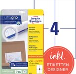AVERY Zweckform Etiketten 6120 weiß 105,0 x 148,0 mm