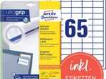 AVERY Zweckform Etiketten 6121 weiß 38,0 x 21,2 mm