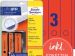 AVERY Zweckform Ordneretiketten 61,0 x 297,0 mm rot