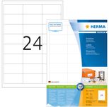 HERMA Etiketten 4614 weiß 66,0 x 33,8 mm