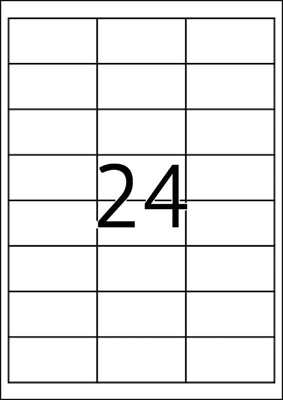 HERMA Etiketten 4614 weiß 66,0 x 33,8 mm