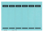 LEITZ 1686 Ordneretiketten für 5,2 cm Rückenbreite 39,0 x 192,0 mm, blau