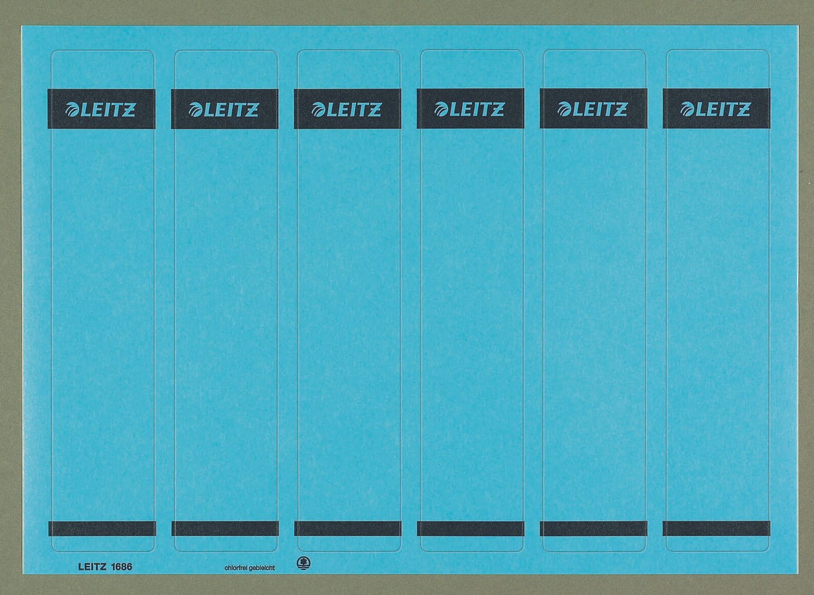 LEITZ 1686 Ordneretiketten für 5.2 cm Rückenbreite 39,0 x 192,0 mm
