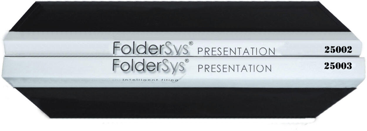 FolderSys Sichtbuch FolderSys® DIN A4 schwarz