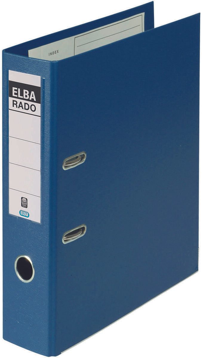 ELBA Ordner Rückenbreite 8 cm DIN A4 Kunststoff blau