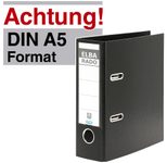 ELBA Ordner Rückenbreite 7.5 cm DIN A5 hoch Kunststoff schwarz
