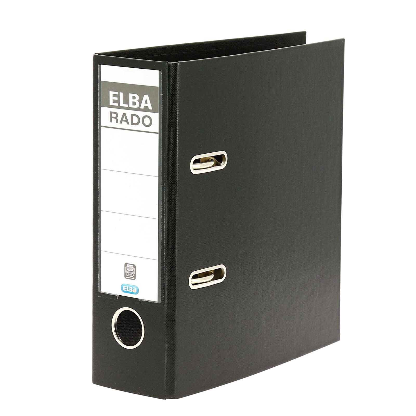ELBA Ordner Rückenbreite 7.5 cm DIN A5 hoch Kunststoff schwarz