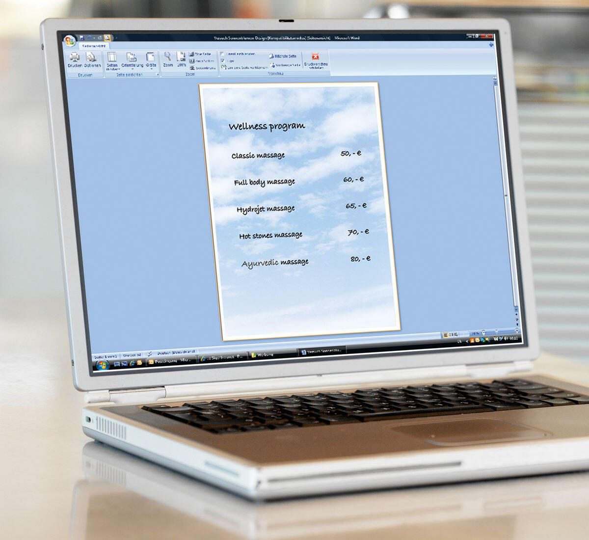 SIGEL Clouds Motivpapier DIN A4 90 g/m²