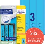 AVERY Zweckform Ordneretiketten 61,0 x 297,0 mm blau