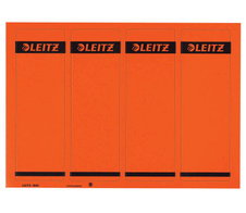 LEITZ 1685 Ordneretiketten für 8 cm Rückenbreite 61,5 x 192,0 mm, rot