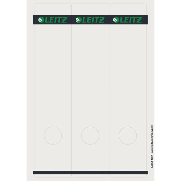 LEITZ 1687 Ordneretiketten für 8 cm Rückenbreite 61,5 x 285,0 mm
