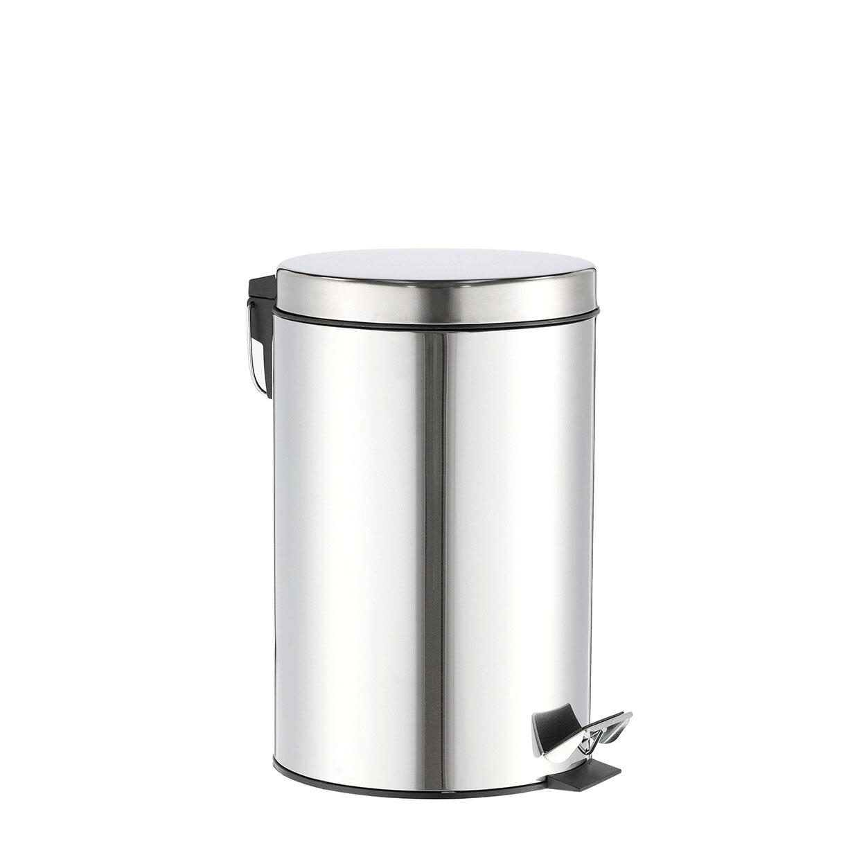 Zeller Mülleimer 12,0 l edelstahl