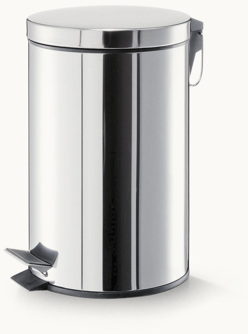 Zeller Mülleimer 12,0 l edelstahl