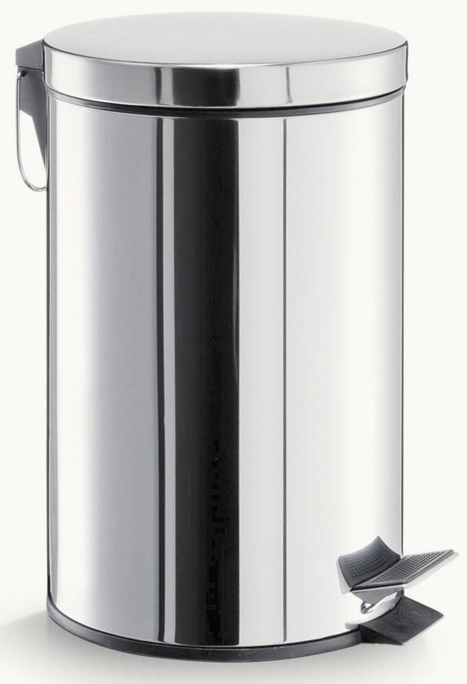 Zeller Mülleimer 12,0 l edelstahl