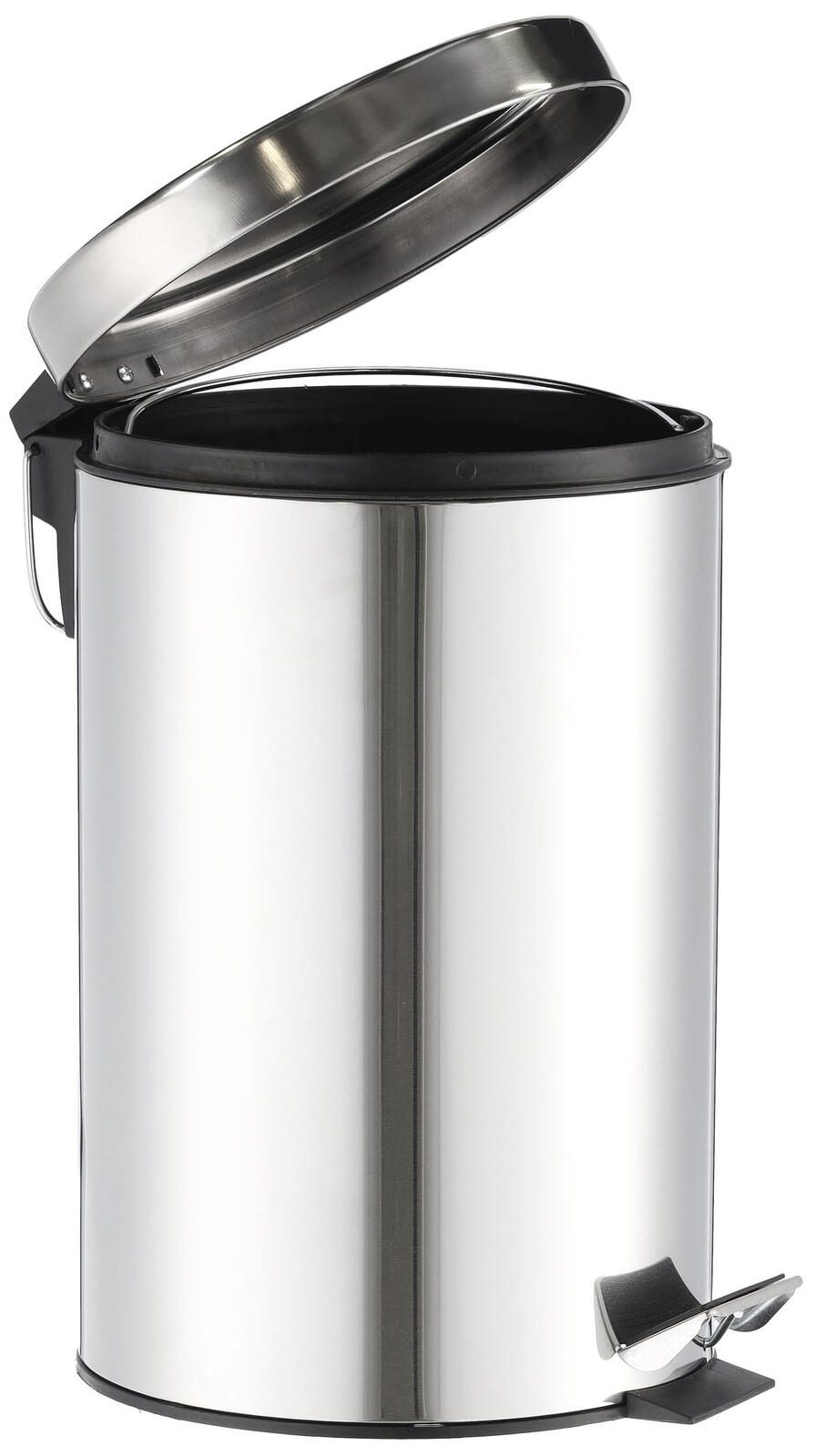 Zeller Mülleimer 12,0 l edelstahl