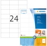 HERMA Etiketten 4615 weiß 70,0 x 37,0 mm