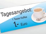 SIGEL in Dachform Tischaufsteller 24,0 x 9,0 cm