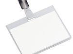 DURABLE Namensschilder transparent 9 cm x 6 cm