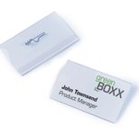 DURABLE Namensschilder transparent 9 cm x 5.4 cm