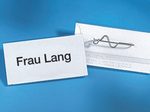 DURABLE Namensschilder transparent 6 cm x 3 cm