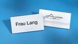 DURABLE Namensschilder transparent 6 cm x 3 cm