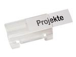 Vollsichtreiter PVC transparent