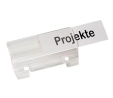 Vollsichtreiter PVC transparent
