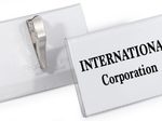 DURABLE Namensschilder transparent 9 cm x 5.4 cm