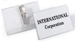 DURABLE Namensschilder transparent 9 cm x 5.4 cm