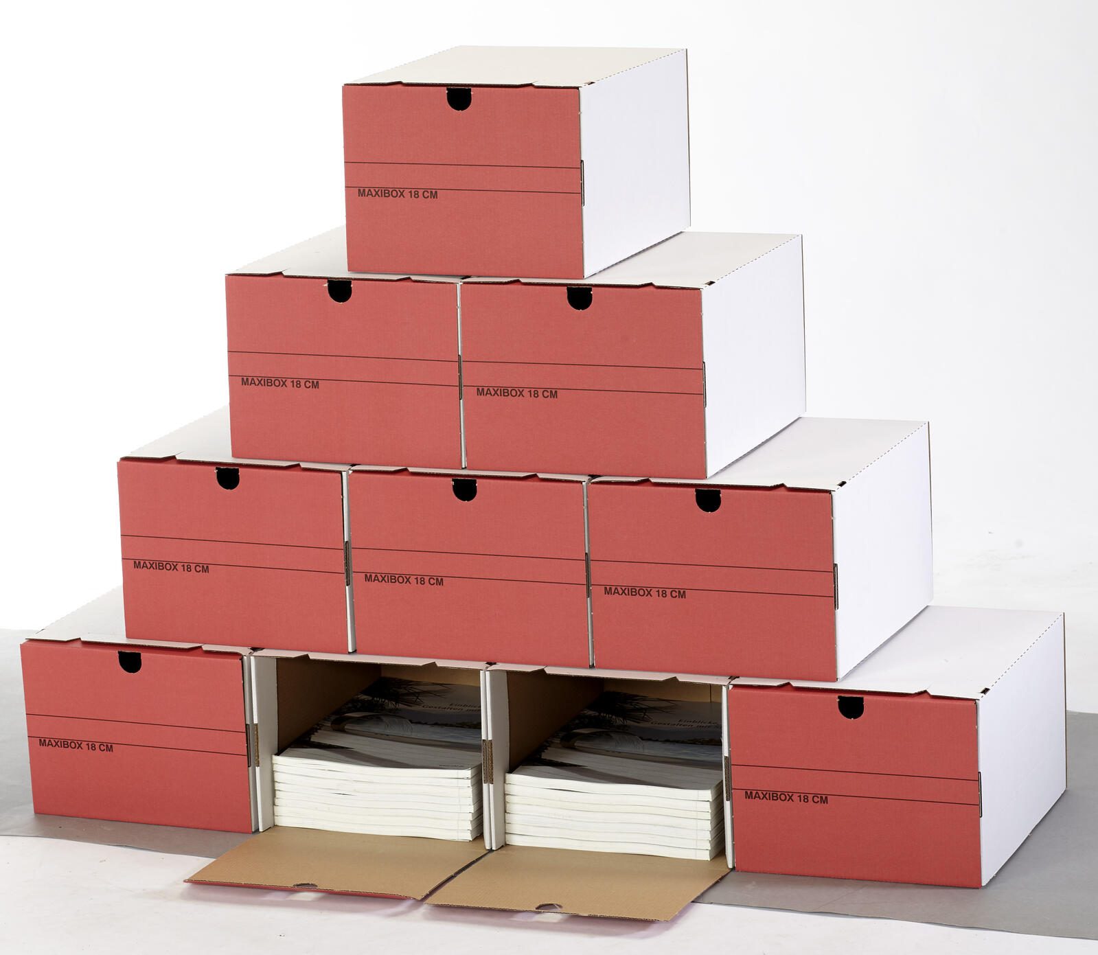 Top-Print Archivboxen für individuelle Aufbewahrung 24,4 x 32,1 x 18,5 cm