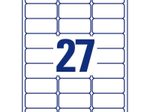 AVERY Zweckform Etiketten L4737REV-25 weiß 63,5 x 29,6 mm