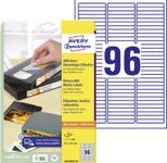 AVERY Zweckform Etiketten L6022REV-25 weiß 63,5 x 8,5 mm
