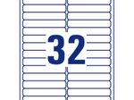 AVERY Zweckform Etiketten L6031REV-25 weiß 96,0 x 16,9 mm