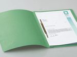 Schnellhefter DIN A4 Recycling-Karton grün