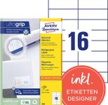 AVERY Zweckform Etiketten 3484 weiß 105,0 x 37,0 mm